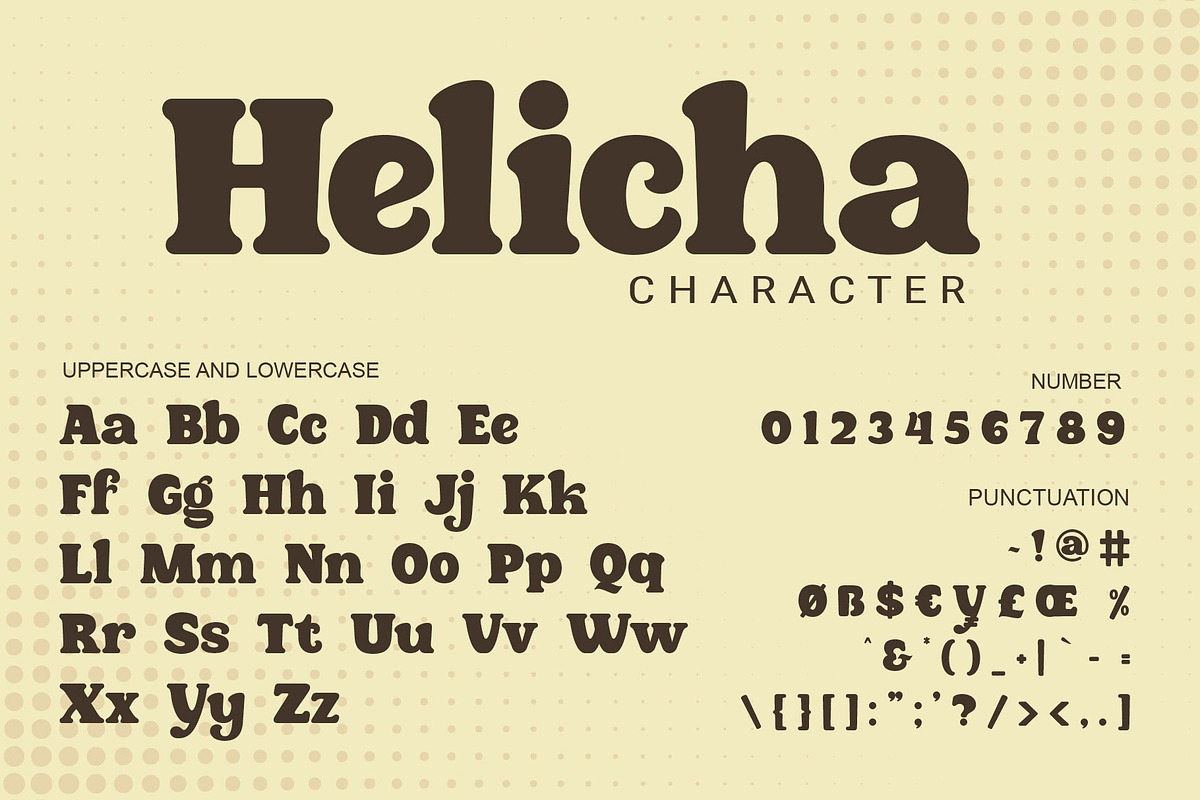 Helicha - Retro Font, a Sans Serif Font by LetterStock (Photo 6 of 6)