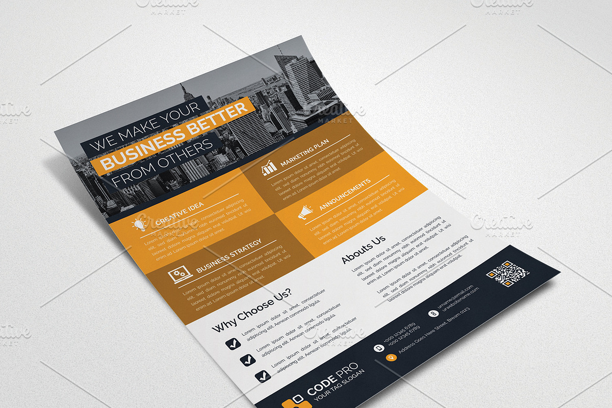 Flyers, a Flyer Template by pixelworkz (Photo 5 of 6)