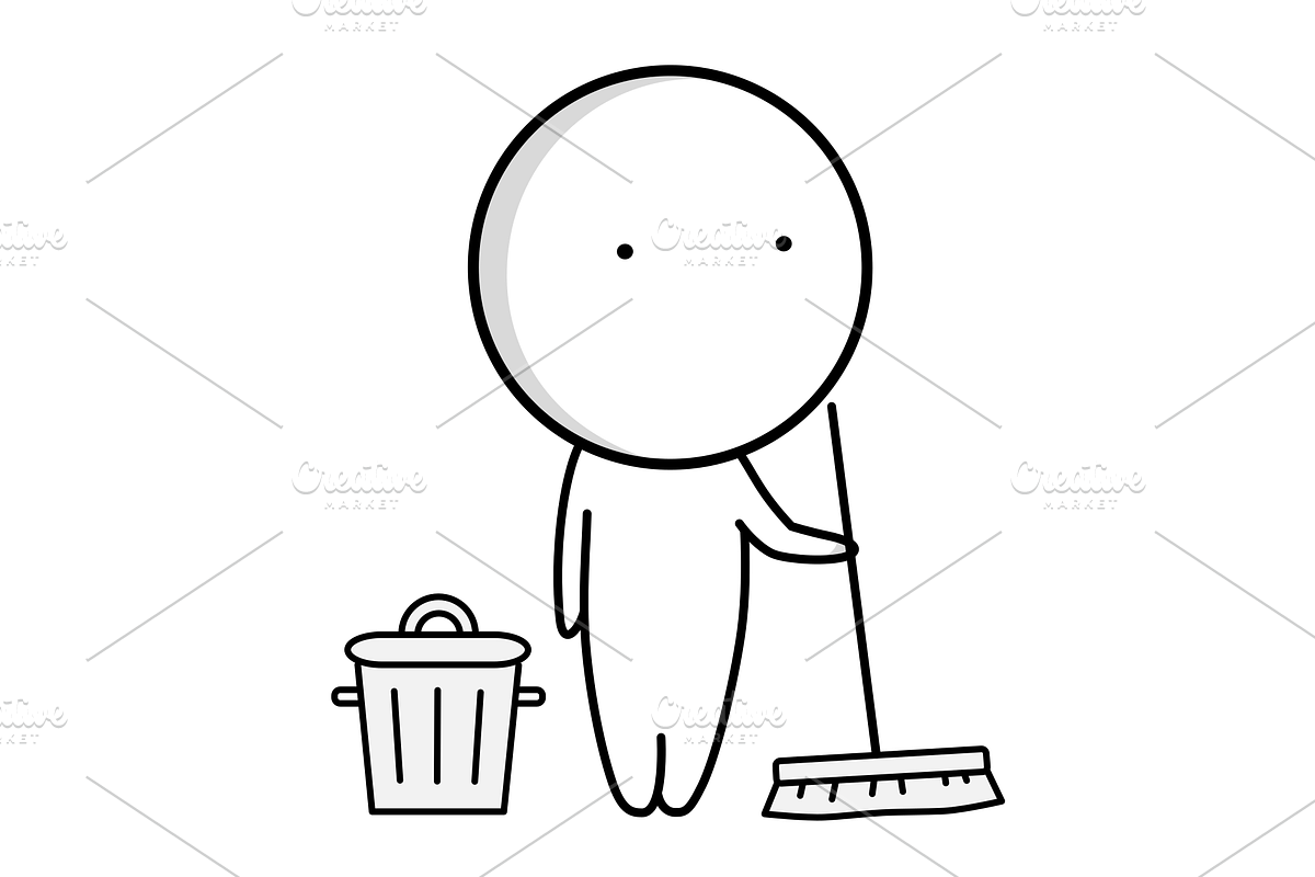 Set of icons about washing and clean, an Icon by JK comics (Photo 3 of 6)