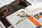 InDesign Magazine Template, a Magazine Template by temphall (Thumbnail 4 of 4)