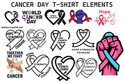 Cancer Awareness T Shirt Bundle, an Object Graphic by balal (Thumbnail 1 of 9)