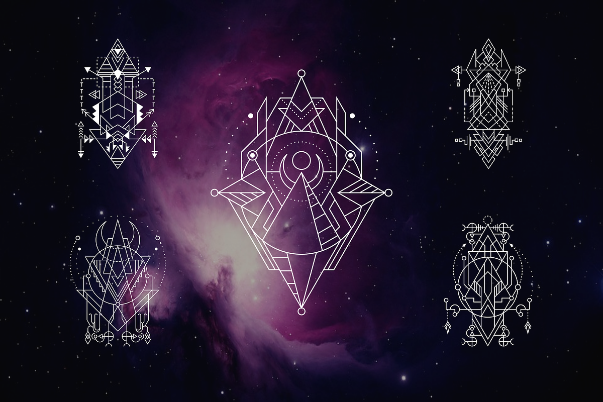 New Sacred Geometry Elegant & Modern, an Illustration by azhartz (Photo 5 of 6)