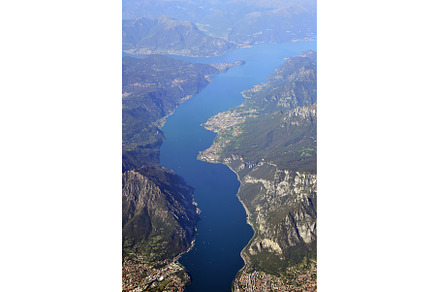 Aerial view of Lake Como in Italy, a Nature Photo by Oleksandr Berezko