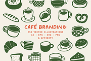 Cafe Branding: 153 Illustrations, a Food Illustration by 24Design Studios (Thumbnail 1 of 9)