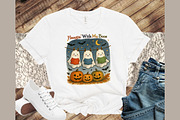 Ghost Hangin with My Boos Halloween, an Illustration by Sublimation Artist (Thumbnail 2 of 9)