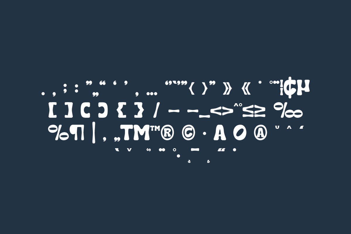 Moon Howish - Groovy Retro Font, a Sans Serif Font by QR Design Studio (Photo 10 of 12)