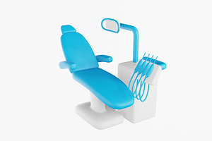 Dental Chair 3D Model