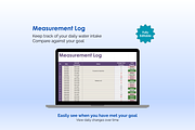 Hydration Tracker - Excel, an App Template by Ardent Workshop (Thumbnail 2 of 5)