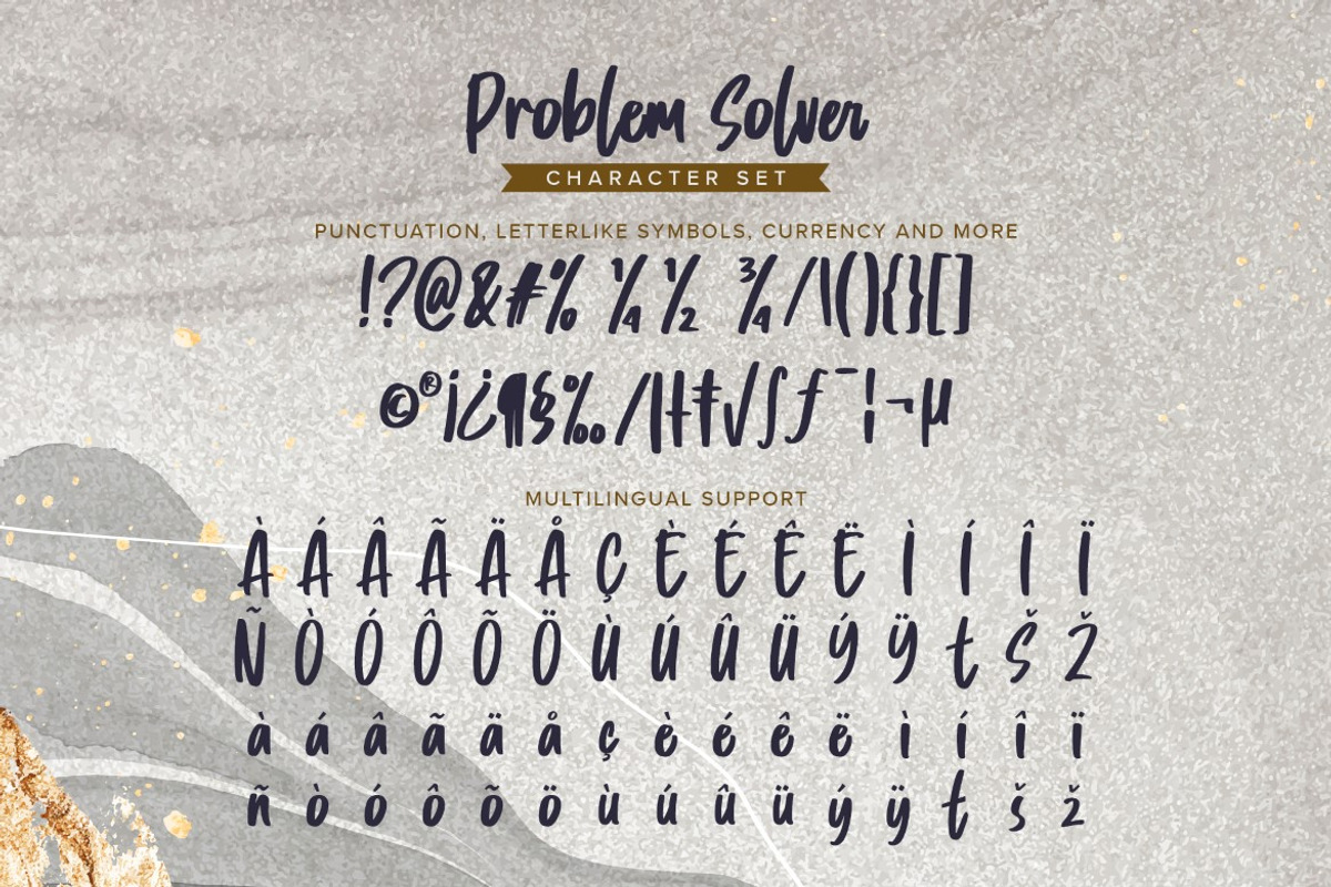 Problem Solver -Playful Display Font, a Script Font by Gassstype (Photo 7 of 8)