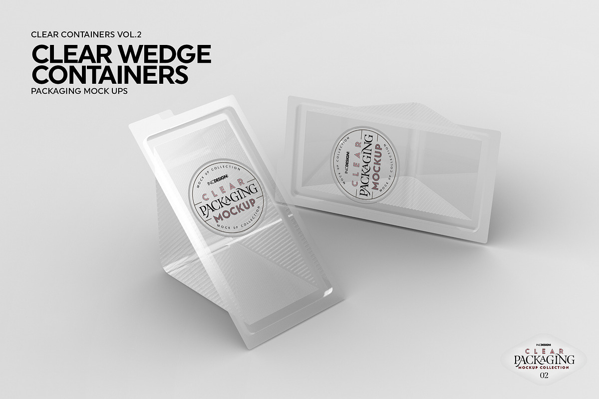 02 Clear Container Packaging MockUps, a Cups & Container Mockup by INCDesign (Photo 20 of 22)