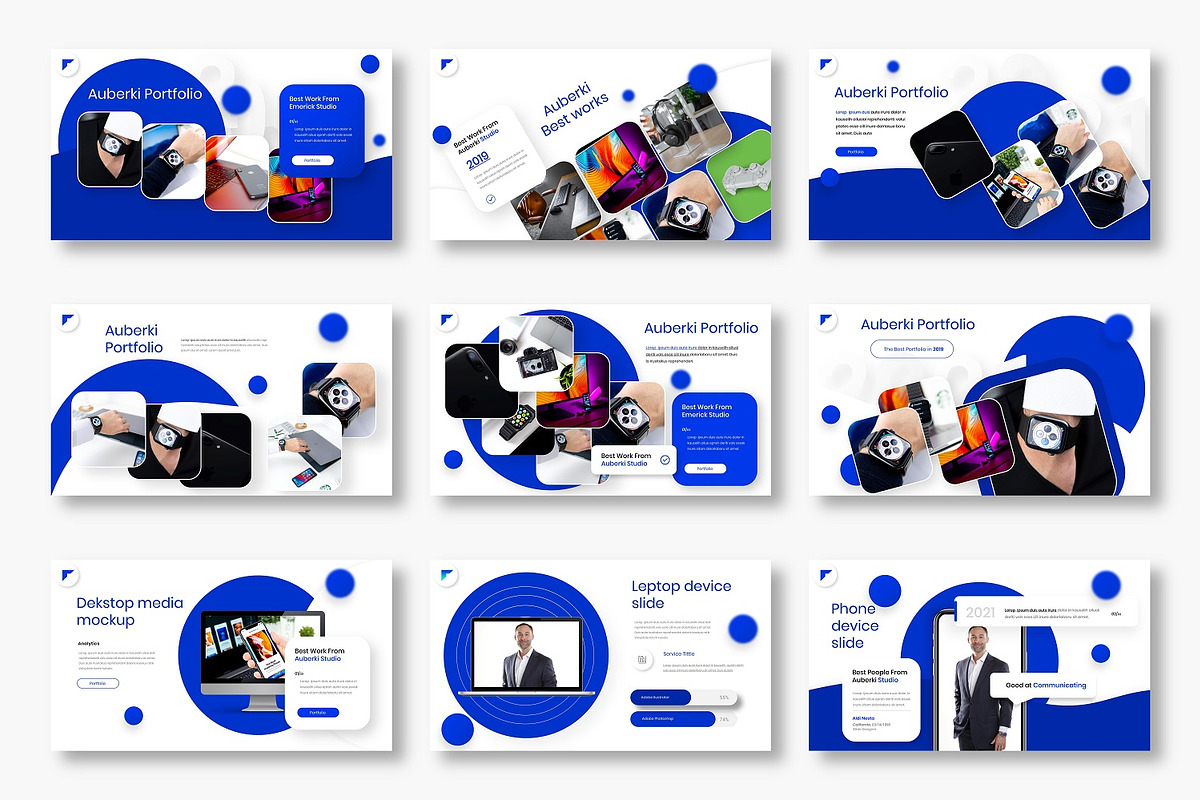 Auberki - Business Google Slide Temp, a Presentation Template by Dens Creative Studio (Photo 4 of 6)