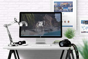 TravelMe - Travel Magazine PSD