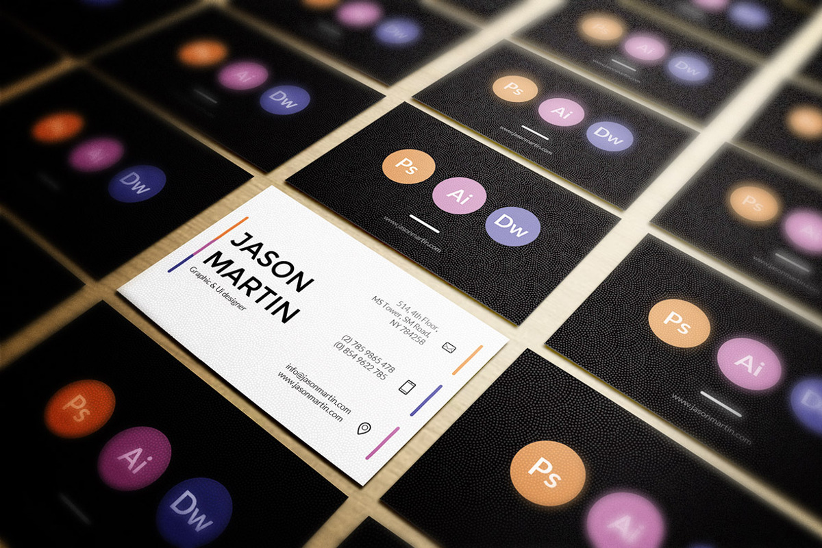 Creative Individual Business Card, a Business Card Template by bouncy (Photo 2 of 4)