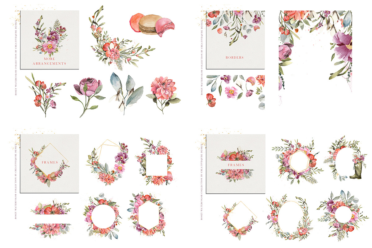 The Amazing Watercolor Bundle, an Object Illustration by Creativeqube Design (Photo 73 of 75)