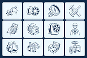 Engineering Doodle Icon Set, an Outline Icon by Vectors Market (Thumbnail 5 of 8)