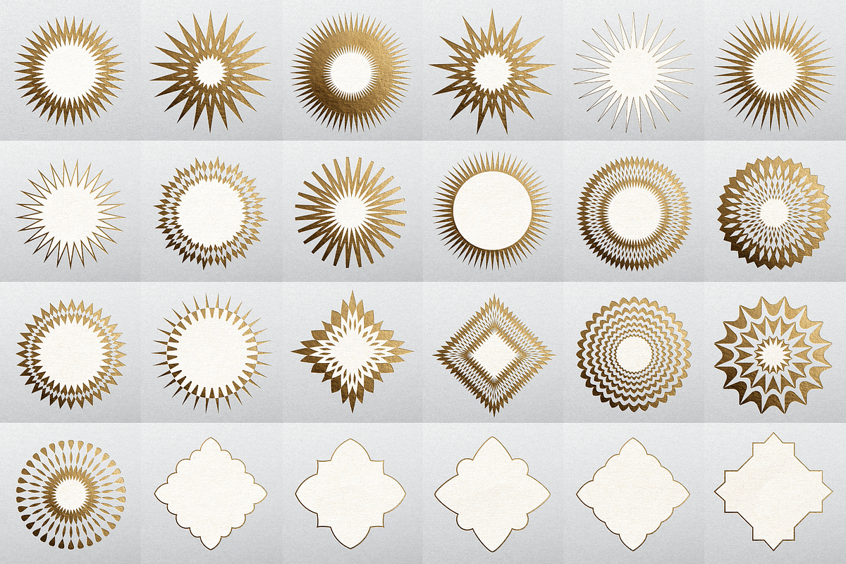 Celestial Gold Foil Papers & Frames, a Social Media Template by The Flossy Finch (Photo 15 of 20)
