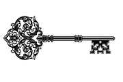 Ornamental Vintage Key SVG Bundle, an Illustration by Gaye Art (Thumbnail 31 of 31)