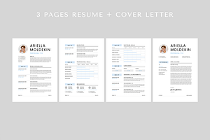 Resume MS Word & Indesign