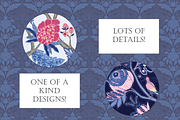 Indian Floral Patterns Shalimar Pink, a Pattern Graphic by RachelStudio (Thumbnail 6 of 10)