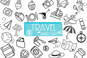 TRAVEL Symbols Fonts