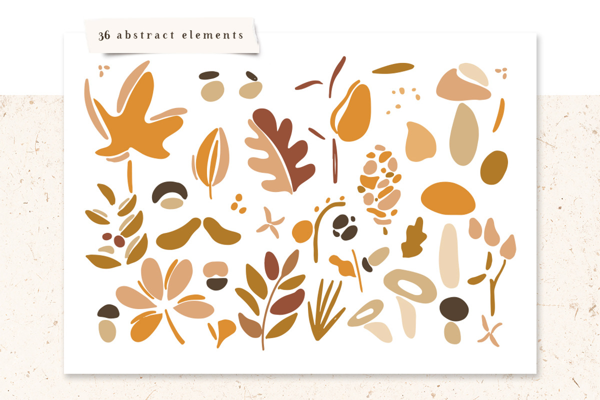 Autumn abstract collection, an Object Graphic by DariSmartArt (Photo 6 of 16)