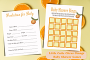 Citrus Orange Baby Shower Party Set, an Invitation Template by Patterndigitpics (Thumbnail 3 of 6)