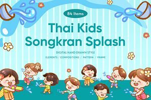 Thai Kids Songkran Splash Digital