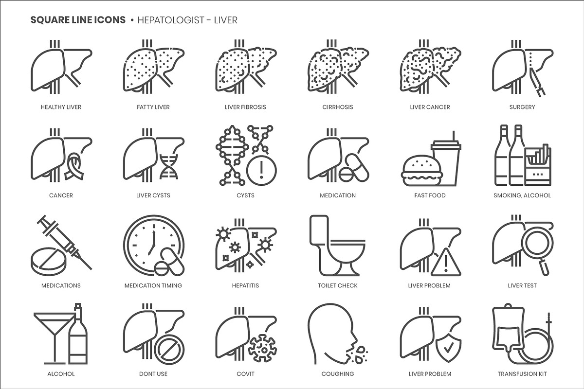 Square line icons, an Outline Icon by Howcolour (Photo 76 of 85)