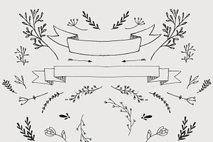 Hand-sketched Vector mini pack