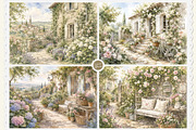 French Cottage Garden Watercolor Set, a Decorative Illustration by Euonia Meraki (Thumbnail 7 of 18)