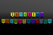 Mexican set for Day of the Dead., a Flyer Template by Vector photo shop (Thumbnail 2 of 5)