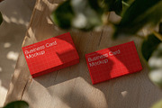 Business Card Mockup M11, a Merchandise Mockup by Asketic (Thumbnail 1 of 4)