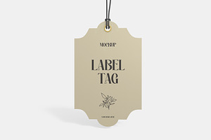Minimal Price Tag Label Mockup, a Product Mockup by graphypix