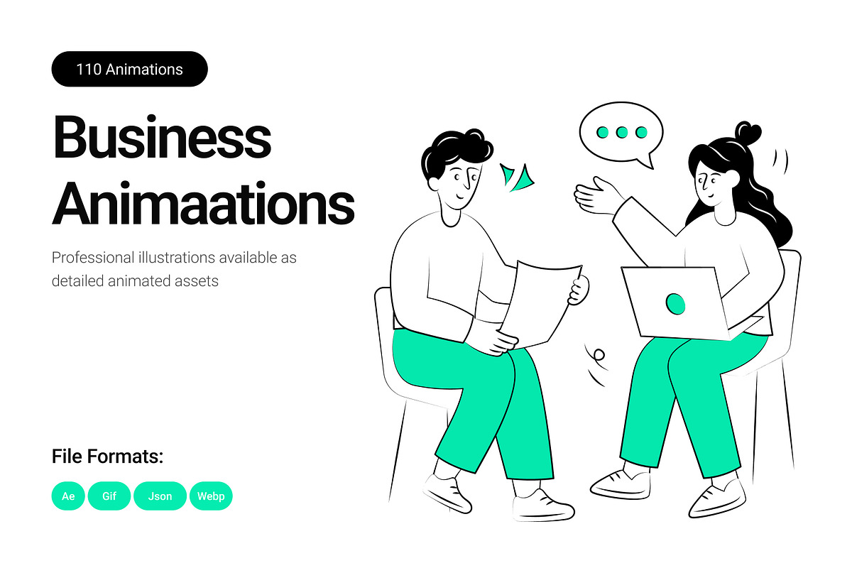Animated Business Illustrations, a Finance Illustration by Brickclay (Photo 1 of 4)