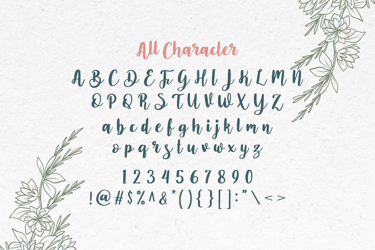 Nichea Rubean | Script Handwritten, a Script Font by Forberas Club (Photo 7 of 7)