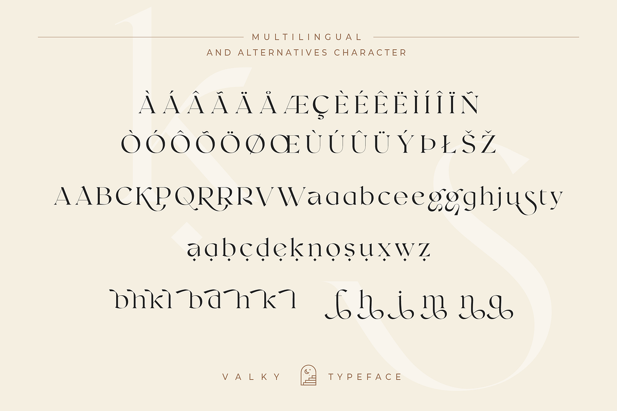 Valky Classic Modern Typeface, a Serif Font by Kaligra.co (Photo 23 of 30)