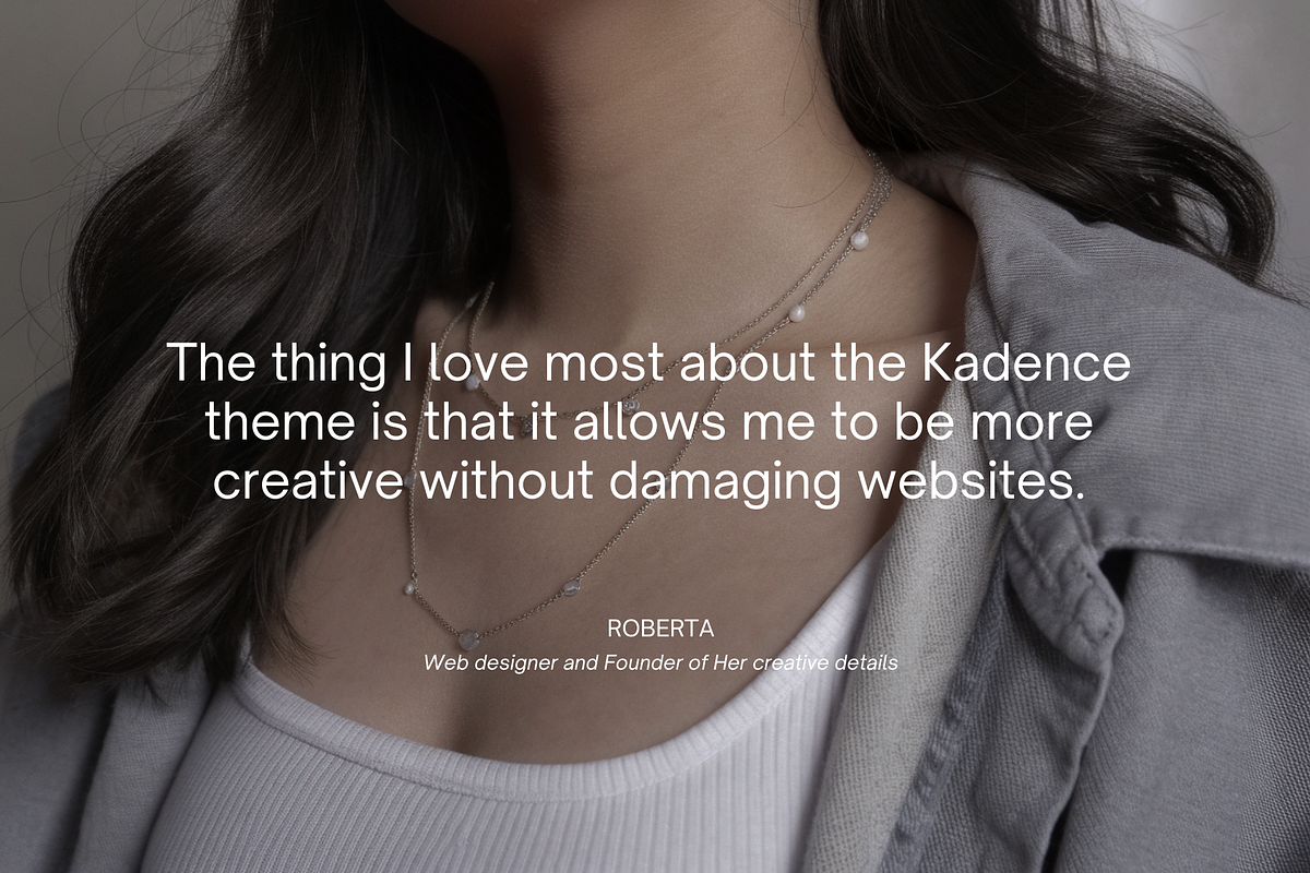 Amabile - Kadence & Wordpress Theme, a WordPress Template by Her creative details (Photo 5 of 5)