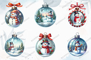 Ornament Snowman Png Clipart, an Illustration by designcity5 (Thumbnail 3 of 5)