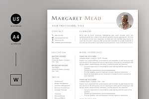 Modern Resume & Cover Letter - Word