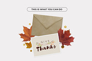 Mockup · Autumn Cards, a Print Template by tomodachi studio (Thumbnail 4 of 4)
