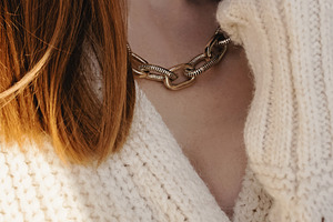 Close-up woman in white sweater, a Beauty & Fashion Photo by Imageblend