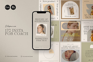 Instagram creator for coach CANVA PS