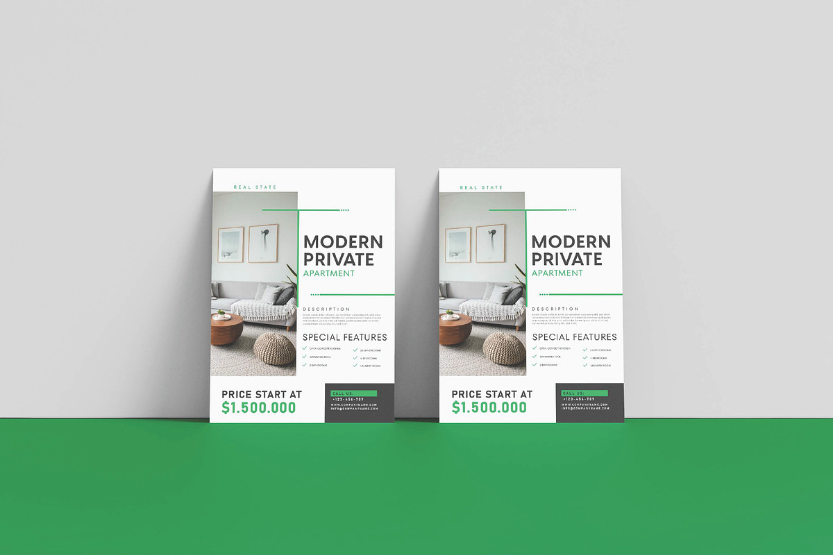 Sale modern private apartment flyer, a Flyer Template by Workhu (Photo 4 of 4)