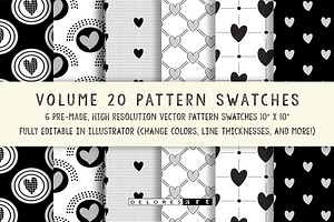 Halftone Hearts Elements