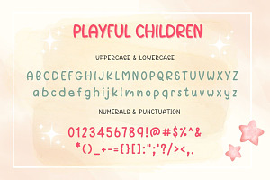 Playful Children Handwriting Font