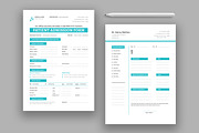 Medical Patient Form Template, a Stationery Template by MightyDesign (Thumbnail 1 of 8)