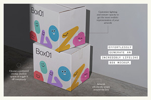 Packaging Box 01 Mockup