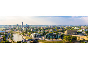 Panorama of Vilnius - Lithuania, an Architecture Photo by Leonid Andronov