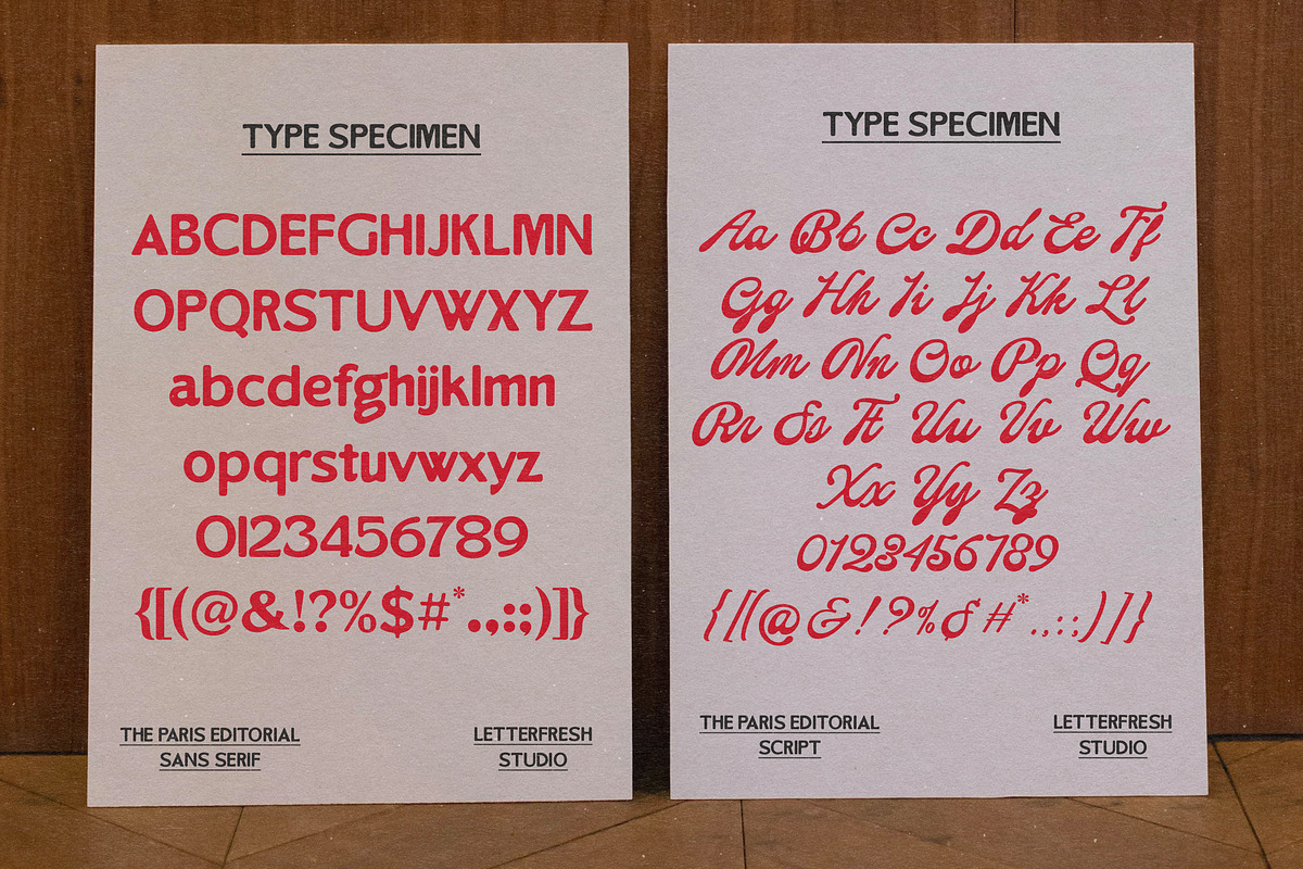 The Paris Editorial Duo, a Script Font by Letter Fresh (Photo 12 of 13)