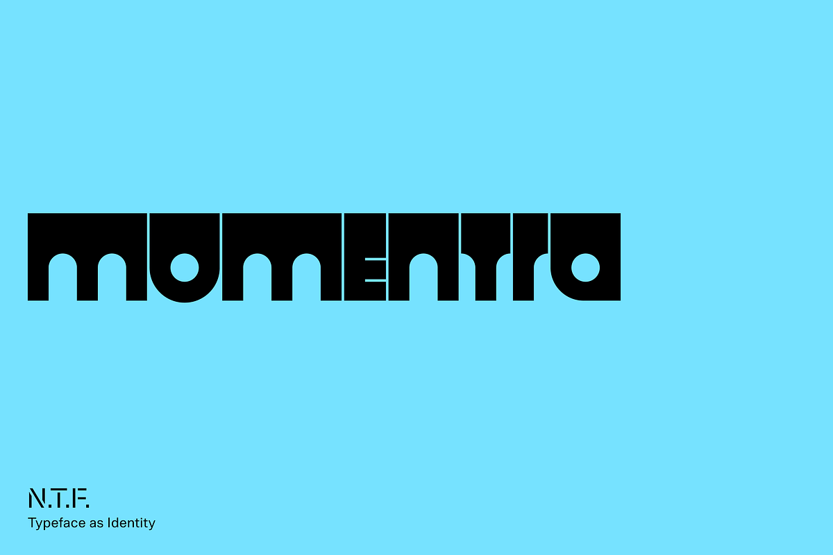 Momentra, a Sans Serif Font by Nameless Type Foundry (Photo 1 of 10)